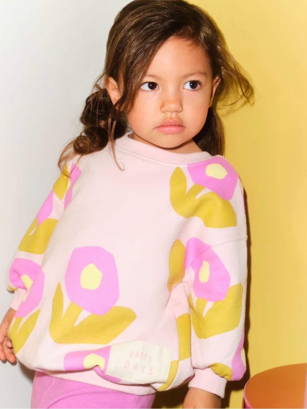 Next Baby Girl Flower Sweatshirt Pink Floral 12-18 Months NEW